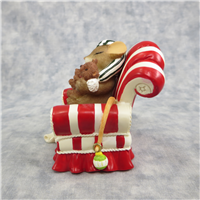 WAITING FOR SOMEONE SPECIAL 3 inch Mouse Waiting on Santa Christmas Figurine (Charming Tails, Enesco, 87/163, 2008)