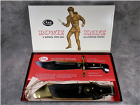 CASE XX USA 1836 Davy Crockett Brass-Backed Bowie Knife with Sheath