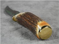 1979 CASE XX USA 523-3 1/4 SSP Burnt India Stag Pheasant Hunter Knife