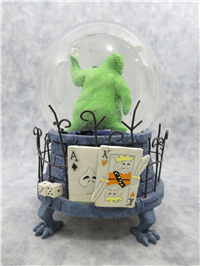 OOGIE BOOGIE 7-1/4 inch Nightmare Before Christmas Snow Globe (Disney Direct, Touchstone Pictures, 1993)
