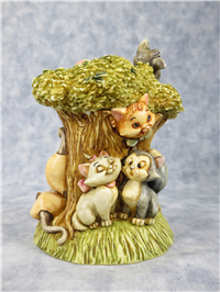MULTI-CATS 5 inch Disney Box Figurine (Harmony Kingdom, WDWRCA, 2002)