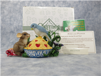 TWEETIE PIE Mouse and Bird Figurine (Charming Tails, Enesco, 84/139)