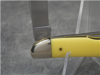 1974 CASE XX USA 3220 Chrome Vanadium Yellow Peanut Pocket Knife