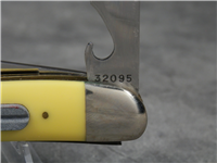 1976 CASE XX USA 32095 Chrome Vanadium Yellow Large Fishing Knife
