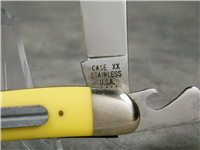 1976 CASE XX USA 32095 Chrome Vanadium Yellow Large Fishing Knife