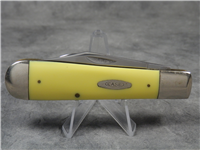 1974 CASE XX 3299 1/2 Chrome Vanadium Yellow Torpedo Jack Knife