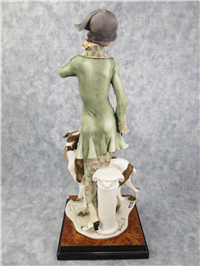 LADY WITH DOG/BORZOI 17-1/4 inch Limited Edition Figurine  (Giuseppe Armani, 195-C, 1992)