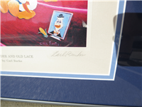 LAVENDER AND OLD LACE 8x10 inch Limited Edition Signed Framed Lithograph  (Carl Barks, Disney, Another Rainbow, 1996)