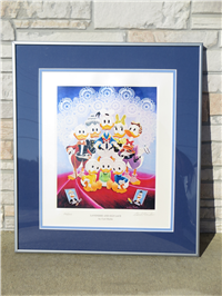 LAVENDER AND OLD LACE 8x10 inch Limited Edition Signed Framed Lithograph  (Carl Barks, Disney, Another Rainbow, 1996)