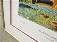 FLUBBITY DUBBITY DUFFER Limited Edition Signed Framed Lithograph  (Carl Barks, Disney, Another Rainbow, 1999)