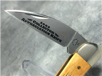 Rare 2003 CASE BROS 6355WH SS Ltd Ed Collector Appreciation Jigged Bone Seahorse Whittler Knife