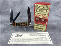 1993 CASE TESTED XX BRADFORD PA 73109X Limited Ed. Glitter Stripe Copperhead Pocket Knife