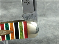1993 CASE TESTED XX BRADFORD PA 73109X Limited Ed. Glitter Stripe Copperhead Pocket Knife