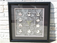 THE MANY FACES OF JACK SKELLINGTON Limited Edition 10th Anniversary Framed Pin Set (The Walt Disney Gallery, 2003)