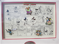 1938 MICKEY MOUSE COMICS Limited Edition 75th Anniversary Framed Pin Set (The Walt Disney Gallery, 2003)