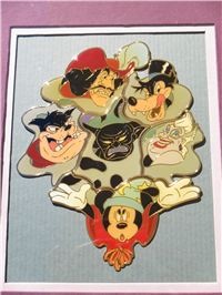 CLASSIC VILLAINS Official Disneyana Convention Limited Edition Framed Pin Set (Walt Disney World, 1997)