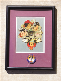 CLASSIC VILLAINS Official Disneyana Convention Limited Edition Framed Pin Set (Walt Disney World, 1997)
