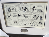 1932 MICKEY MOUSE COMICS Limited Edition 75th Anniversary Framed Pin Set (The Walt Disney Gallery, 2003)