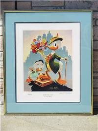 DUDE FOR A DAY Limited Edition Signed Framed Lithograph  (Carl Barks, Disney, Another Rainbow, 1997)
