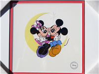 MOONLIT ROMANCE Minnie & Mickey Limited Edition Framed Character Image Sericel (Disney Art Editions, 1995)