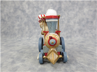 JUST KEEP CHUGGING ALONG 3-1/2 inch Patriotic Mouse on Train Figurine (Charming Tails, Fitz and Floyd, 82/125, 2005)