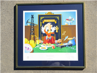 BREAKFAST OF TYCOONS Limited Edition Signed Framed Serigraph  (Carl Barks Studio, Disney, 1996)