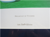 BREAKFAST OF TYCOONS Limited Edition Signed Framed Serigraph  (Carl Barks Studio, Disney, 1996)