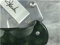 2010 BUCK 450 Green Lockback Pocket Knife *Signatures Blade Etching*