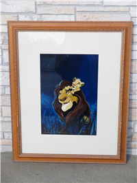 LION KING Set of 4 Disney Artist Hand-Signed Framed Photographs (Disneyland, 1994)