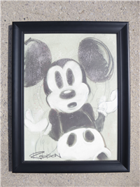 SPOOKED One Hundred Mickeys 27 x 36 inch Framed Eric C. Robison Art on Canvas (The Disney Galley, 2001)