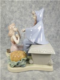 CINDERELLA & FAIRY GODMOTHER 8-1/2 inch Limited Edition 1994 Disneyana Convention Porcelain Figurine  (Lladro, #7553)