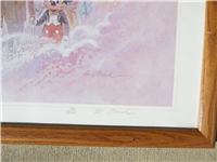 DISNEY WORLD EURO GRAND OPENING Limited Edition Signed 27 x 34 inch Framed Lithograph Art (Ed French, 1992)