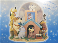 DISNEY'S DOGS 7 inch Musical Snowglobe (Disney Direct, #29135)