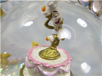 BEAUTY AND THE BEAST Be Our Guest 7-1/2 inch Musical Snowglobe (Disney Direct, 26735)