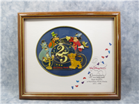 MAGIC KINGDOM 25th Anniversary Framed 8-Pin Set (Walt Disney World, 1996)