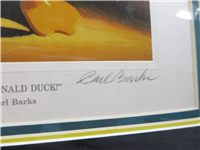 SIXTY YEARS QUACKING 10x8 inch Limited Edition Signed Framed Lithograph  (Carl Barks, Disney, Another Rainbow, 1994)