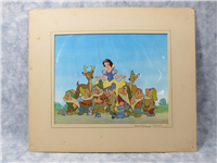 SNOW WHITE AND THE SEVEN DWARFS Walt Disney Classics 8x10 Authentic Reproduction Art Print (Disneyland, 1960's)