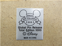 ALICE IN WONDERLAND Limited Global Pin Release Framed Set (Disney, 2002)