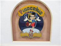 PINOCCHIO 60th Anniversary Limited Edition Framed Pin Set (Disney, 2000)