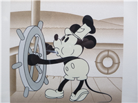 STEAMBOAT WILLIE Limited Edition Framed Character Image Serigraph (Walt Disney Art Classics, 1998)