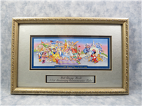 WALT DISNEY WORLD 25th Anniversary Framed Commemorative Ticket (1971-1996)