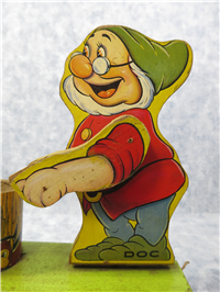DOPEY & DOC Snow White Dwarfs Drummer Pull Toy #770 (Walt Disney ENT/Fisher Price, 1937)