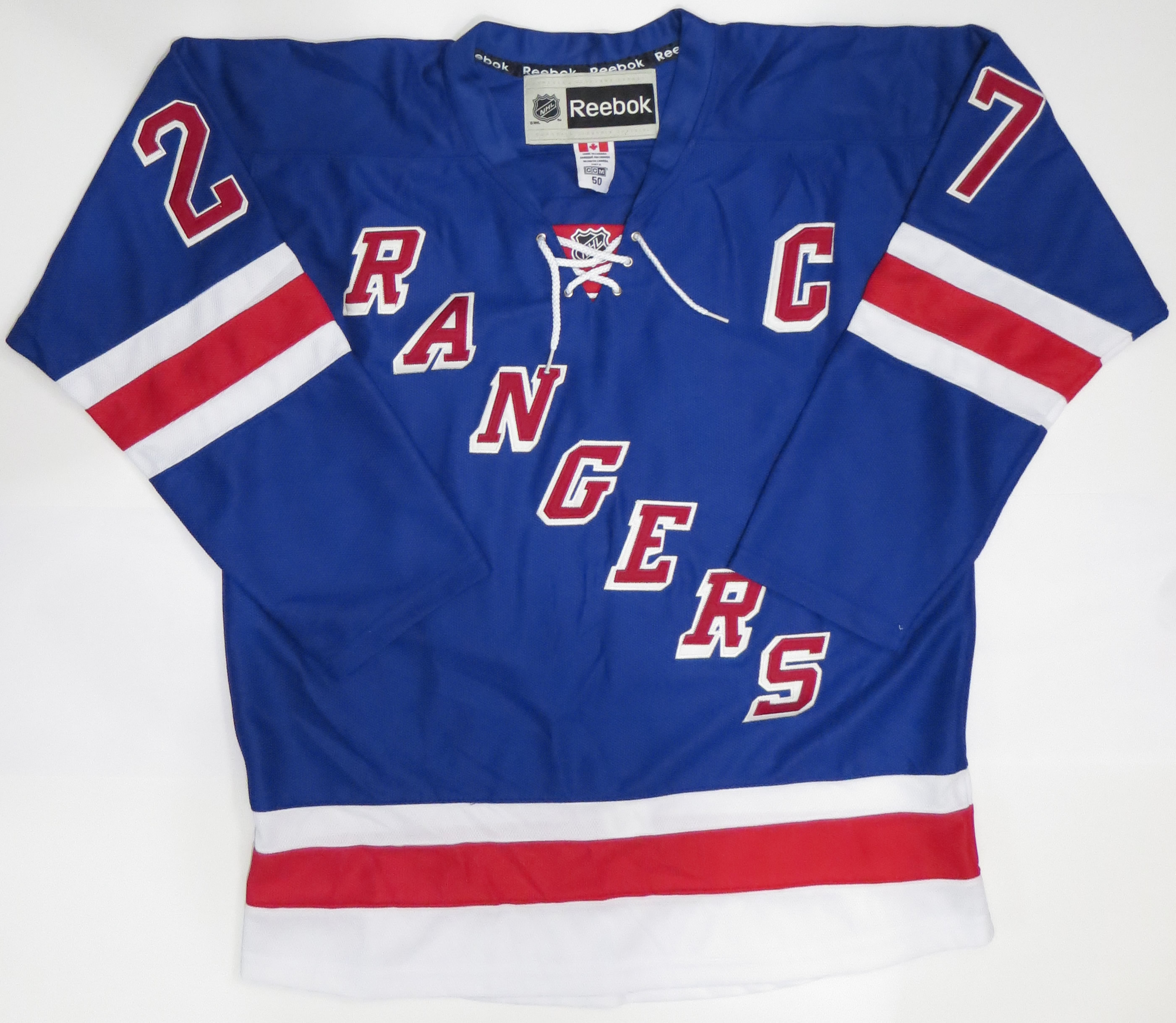 Value of RYAN MCDONAGH #27 Signed Rangers CCM On-Ice Style Hockey ...