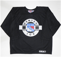 DAN BLACKBURN #31 Signed Rangers Center Ice Hockey Jersey CCM Size XL