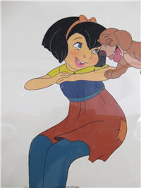 ALL DOGS GO TO HEAVEN Anne-Marie Original Animation Production Cel  (MGM, Don Bluth, 1989)