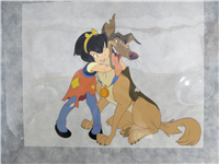 ALL DOGS GO TO HEAVEN Anne-Marie & Charlie Original Animation Production Cel  (MGM, Don Bluth, 1989)