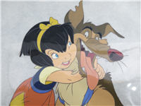 ALL DOGS GO TO HEAVEN Anne-Marie & Charlie Original Animation Production Cel  (MGM, Don Bluth, 1989)