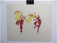 ROCK-A-DOODLE Goldie Character Guide Animation Cel (Don Bluth, 1991)