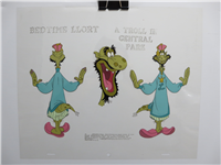 A TROLL IN CENTRAL PARK Bedtime Llort Character Guide Animation Cel (Don Bluth, 1994)