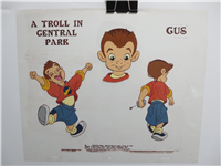 A TROLL IN CENTRAL PARK Gus Character Guide Animation Cel (Don Bluth, 1994)